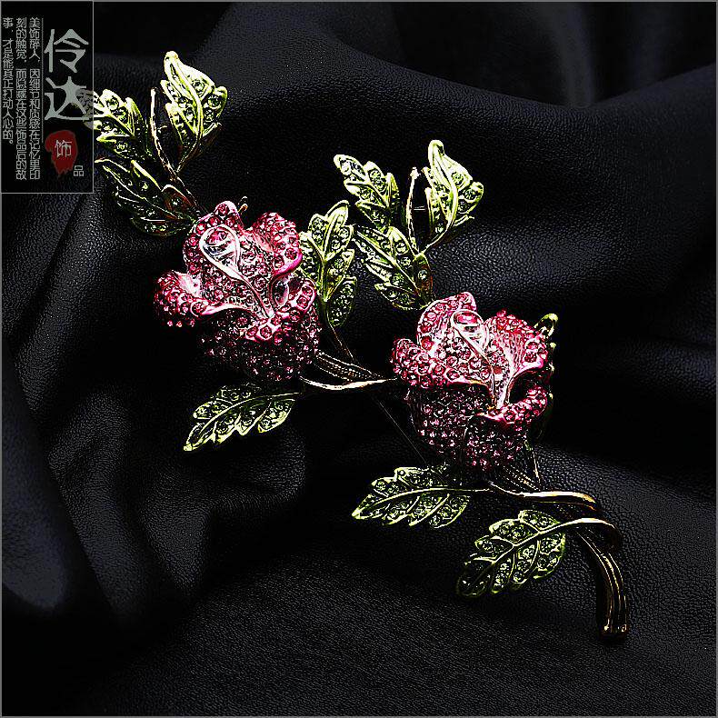 Broche femme LINGLADY en Zircon diamant - Ref 1174109 Image 15