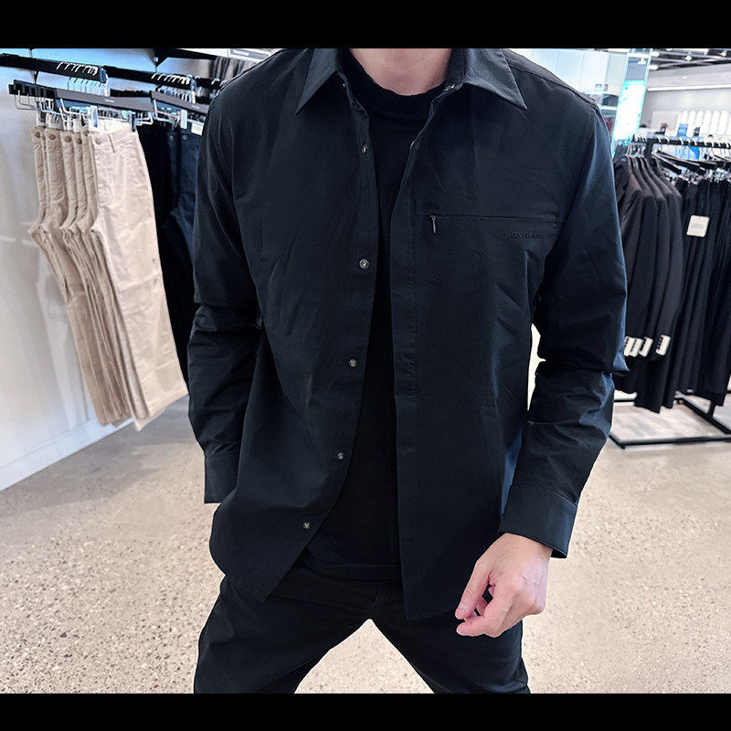 Calvin Klein Ck Men's New Style Lapel Fashion Casual Multi-Purpose Thin Jacket Cm8-36