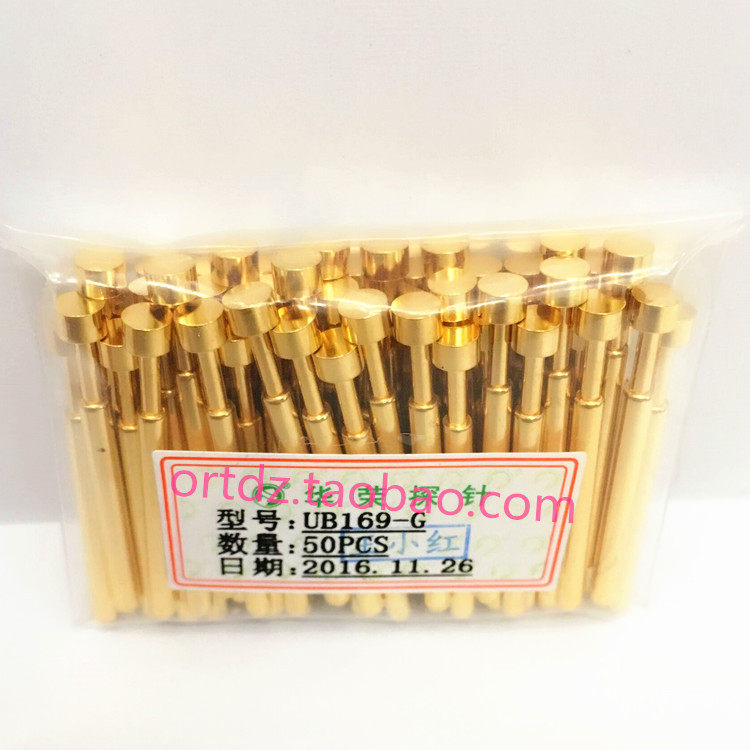 UB169-G Huarong Probe Large Flat Head Thimble 30mm High Current Pin Spring Pin Quality Assurance