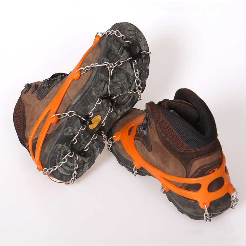 Outdoor 8-tooth crampons, non-slip shoe covers, crampons, snow and ice mountaineering crampons, simple crampons, one size fits all