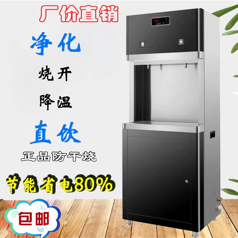 Thép không gỉ tiết kiệm năng lượng trực tiếp máy nước uống nhà máy trường mẫu giáo trường nhiệt độ không đổi nhiệt dung lượng lớn vành đai thương mại máy lọc nước - Nước quả