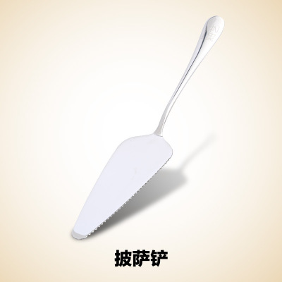 Stainless steel pizza shovel cake shovel shovel triangle pizza shovel cream scraper scratch pancake pancake shovel ()