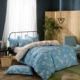 Bộ khăn trải giường bằng vải cotton đan chéo bốn mảnh vào mùa xuân và mùa hè và vỏ chăn ga gối đệm giường đơn và đôi 1,5 / 1,8m - Bộ đồ giường bốn mảnh