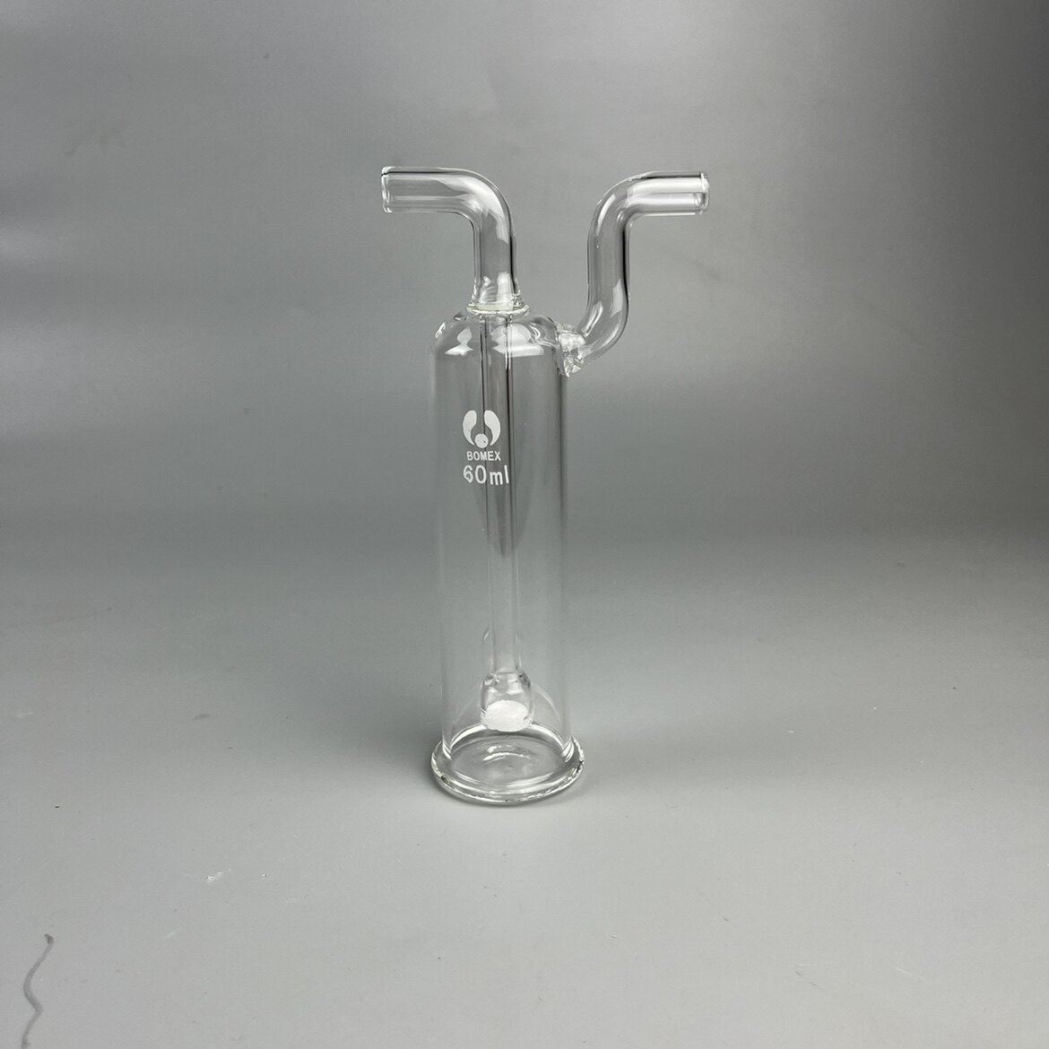60ml耐高温洗气瓶 玻璃实验过滤器材 砂心过滤洗瓶适用化学实验
