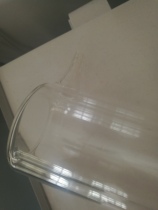 Laminated glass test tube Double glass reaction tube outer tube outer diameter 70mm inner diameter 50mm height 600mm