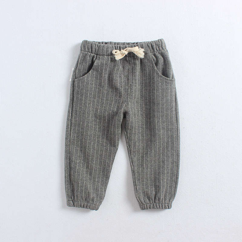 Infant pants boys spring and autumn trendy 0-3 years old children's trousers sports pants casual pants children 2 baby autumn clothes