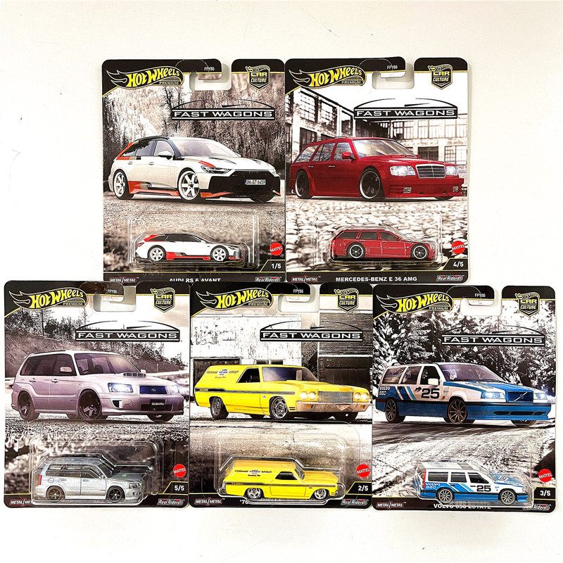 Hotwheels Fast Wagons Car Culture Model Fpy86 Volvo 850 Audi Rs6
