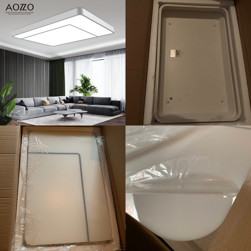 [Aoduo Lighting Accessories] Acrylic Ceiling Light Cover 70*45cm for Ceiling Lights, Suitable for Living Room and Study