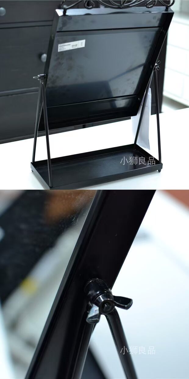 Gương IKEA Kasund màu đen 27x43 cm mua trong nước - Gương gương tân cổ điển