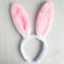 Xiaomus rabbit ears hairband cos hair accessories Childrens performance headdress dress up props hair female pink headband