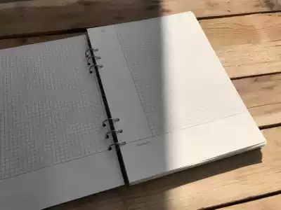 Cornell grid book b5 notebook stationery A4 removable loose-leaf grid student bully notepad efficient note-taking method