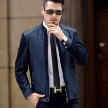 Middle-aged jacket mens father spring 2020 Spring and Autumn slim 60 business coat 50 Dad old man jacket