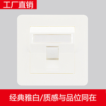 Inclined single-port panel 1 Port Panel Network panel information module socket panel wall switch