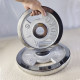 Electroplated barbell plates pure iron solid men's fitness home gym special hand grip plates 5 10-20kg set