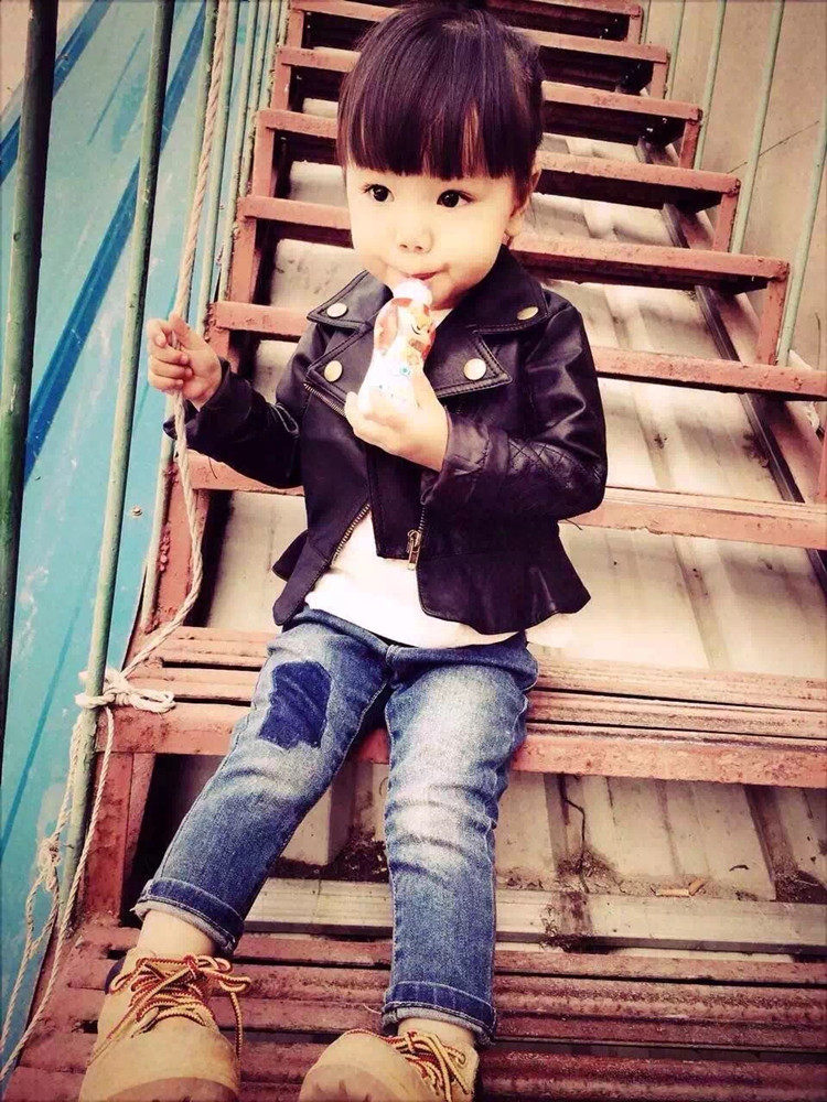 Blouson enfant en cuir PU - Ref 2159502 Image 38