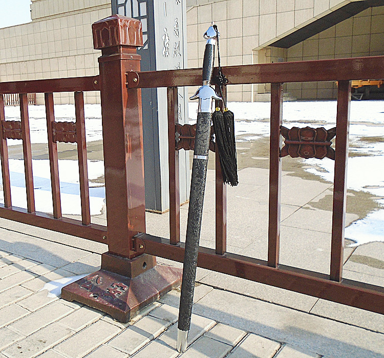 Taijiajian adult men and women training children to practice martial arts soft loud sword hanfu prop performance sword dance unopened