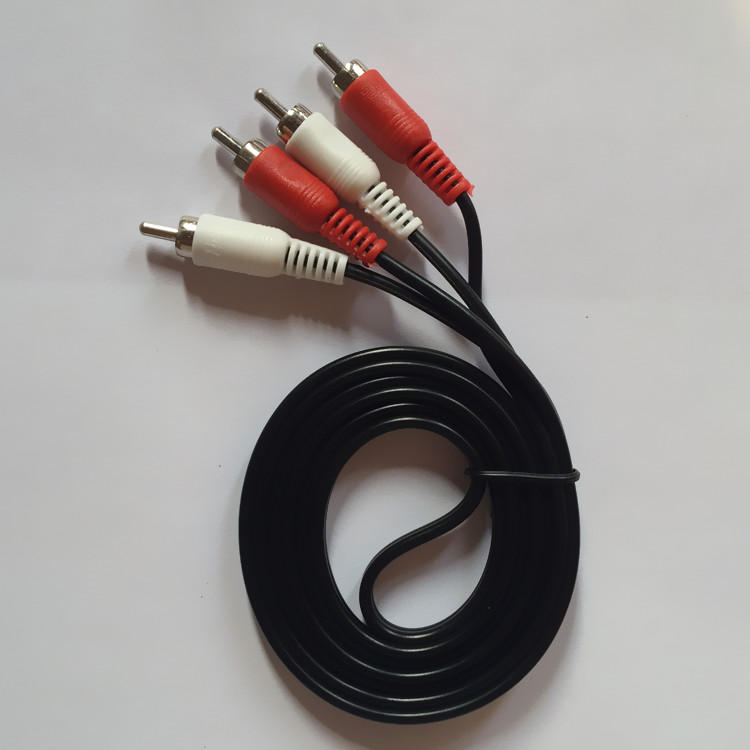 4 head 1 5 m AV wire Audio Case on board box DVD connector line 2 pairs 2 lotus line audio line