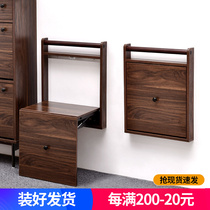 Folding shoe changing stool wall hanging type wearing shoe stool at home door ultra-thin wall hanging wall invisible stool into the wall stool