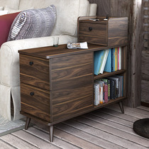 Nordic sofa sideboard sideboard sideboard side seating area a few small coffee table simple modern narrow long locker armchair