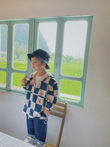 MINIV KIDS little boy Ⅱ ~ baby blue and white sports jacket autumn new products full of details