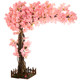 Artificial Tree, Fake Cherry Blossom Tree, Large Indoor Decoration, Hotel, Pastoral Living Room, Wedding Floral Arrangement, Plant, Peach Tree