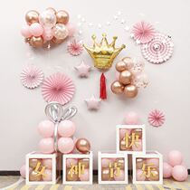 3-8 Womens Day decoration 38 Goddess Festival Queens Day Queens Day Scene Activities atmosphere Placement Balloon Background Wall