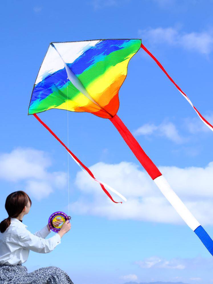 New Kite Lord Private Network Red Large Three-dimensional 2021 New High-end Triangle Small Kite Children Holding