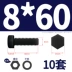 Nylon bên ngoài đai ốc lục giác phẳng bộ máy giặt kết hợp nhựa hoàn chỉnh cách nhiệt bu lông nhựa M3M4-M12 ốc vít 3mm Chốt