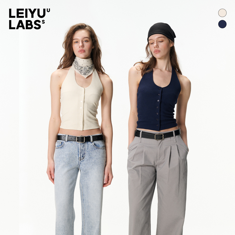 Leiyu Labs Halter Neck Camisole Top for Women 2026 New Black Tank Top Slim Fit Versatile Sports Tank Top Sleeveless Leiyu Labs Halter Neck Camisole Top for Women 2026 New Black Tank Top Slim Fit Versatile Sports Tank Top Sleeveless