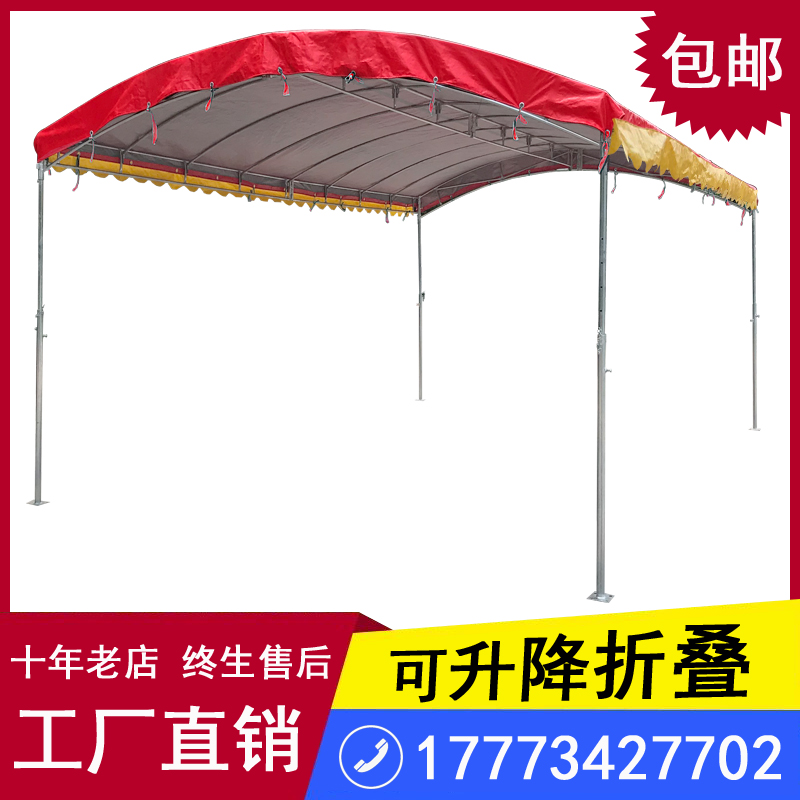 Activities canopy banquet tent stalls red and white weddings wedding festive shed catering canopy push-pull large food stalls barbecue parking