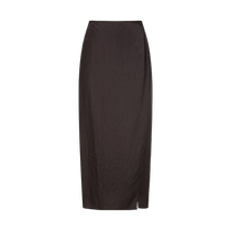 (Simplified Aesthetics) Masfil 2024 Summer New Fashion Irregular Slit Tolerant Skirt for Women