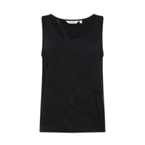 (Simplified Aesthetics) Masfil 2024 Summer New Fashion Curve Split Hollow Tank Top Women
