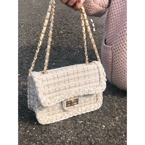 Модная сумка через плечо, сумка на одно плечо, цепь, изысканный стиль, в стиле Шанель, коллекция 2023