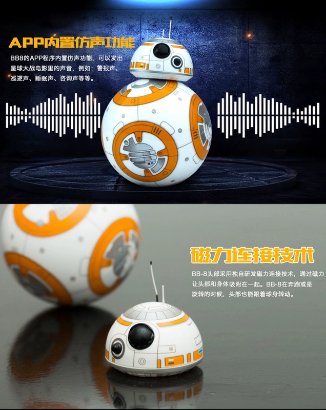 Sphero BB-8 Star Wars Star Wars Điều khiển từ xa Smart Ball Robot Children Toy Boy