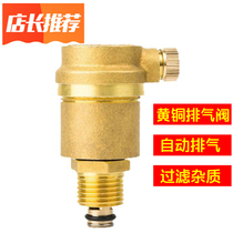Brass automatic exhaust valve heating exhaust valve pipe pipe water pipe bleed valve 4 minutes 6 minutes 1 inch DN15DN20DN25