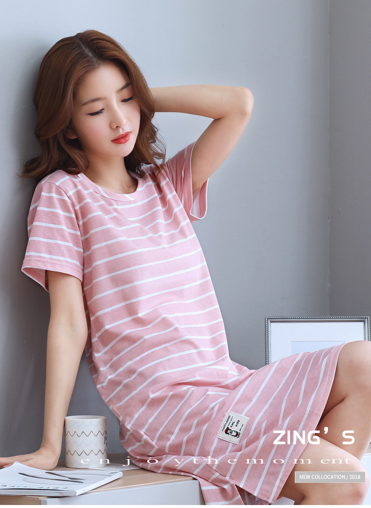 Đặc biệt hàng ngày mùa hè Hàn Quốc nightdress ladies bông ngắn tay áo XL vest đồ ngủ mùa hè không tay dịch vụ nhà