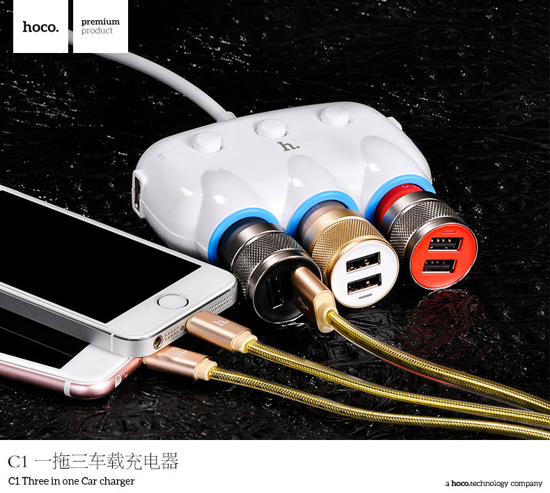 chargeur HOCO 3.1A, 3A - Ref 1301168 Image 11