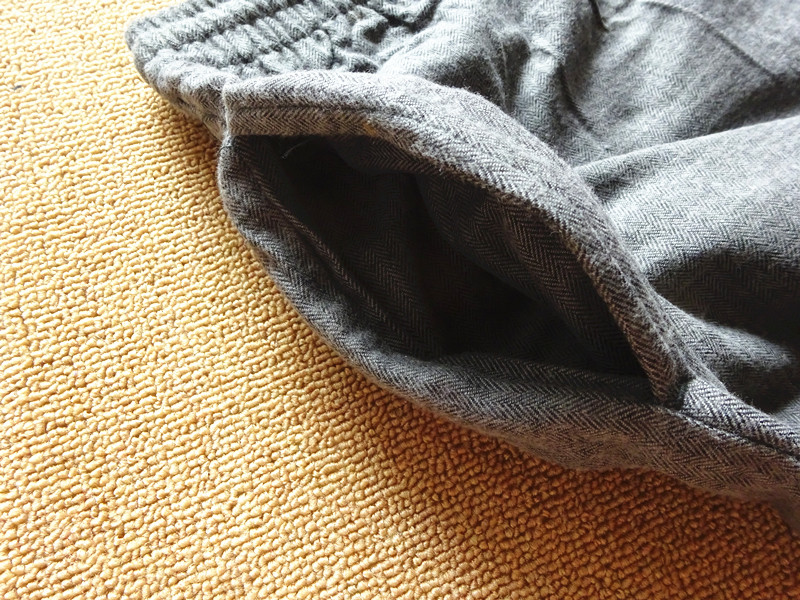 Châu Âu và Hoa Kỳ cộng với chất liệu cotton thun co giãn cỡ lớn, dây thun, quần lửng, quần liền màu rộng cỡ lớn 120 ~ 240 kg quần mặc nhà unisex
