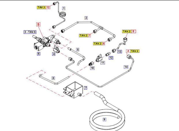 PANDORRA Pandora coffee machine drain components EXPOBAR aibao coffee machine drain water intake accessories