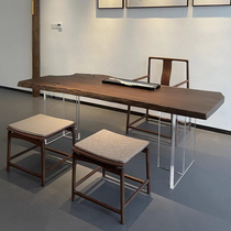 Acrylic modern minimal solid wood tea table desk desk tea table tea table tea table for household tea table