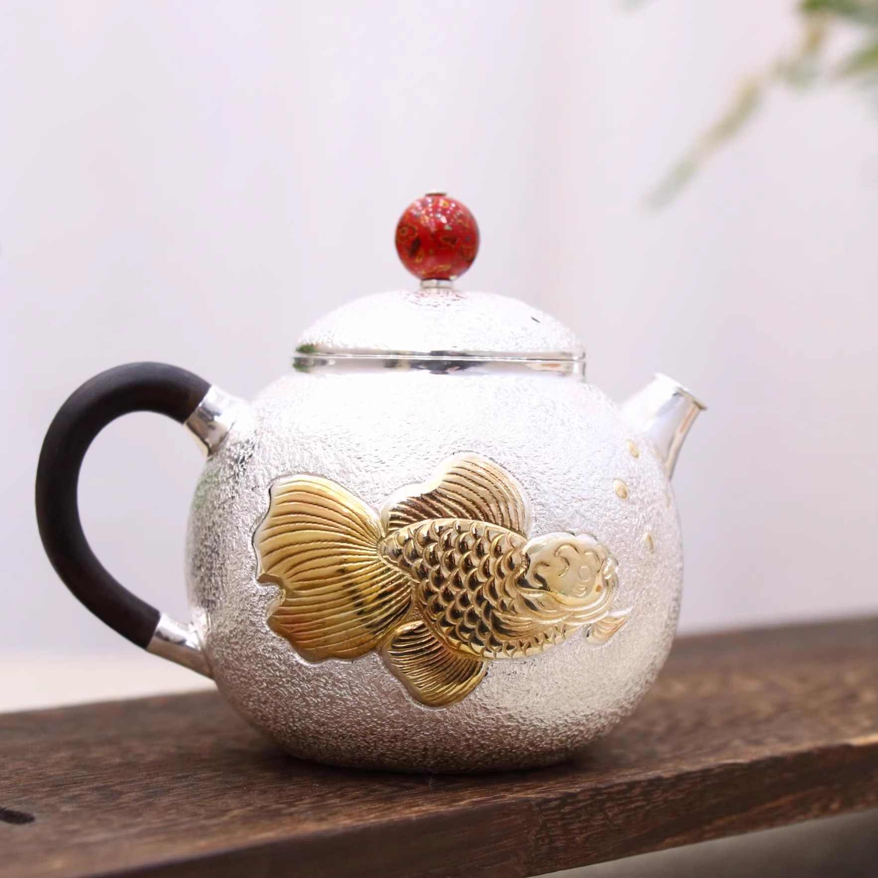 silver pot sterling silver 999 tea set japan Latest