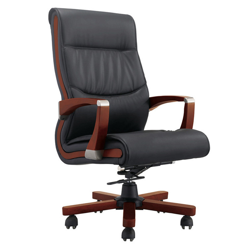 Staff chair office chair computer chair chair seat seat lifting can be lounge chair cow leather manager large chair