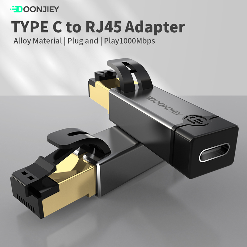 USB C to Rj45 Gigabit Ethernet Type C to Rj45 Gigabit Network Card Adapter
