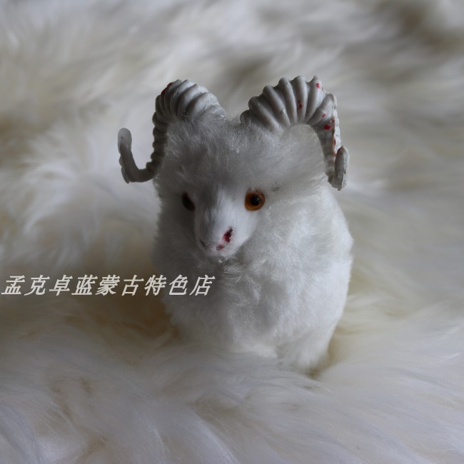 Mongolian goat simulation sheep furnished small gift souvenir simulation small lamb model small lamb model