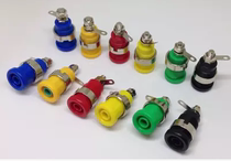  Complete copper stud with protective sleeve assembly 4mm banana plug socket test terminal connector