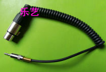 Special capacitor microphone wire 3 5 computer microphone wire standard 3-hole card farmer microphone wire spring wire