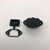 Electric vehicle charging socket with cover All copper anti-accidental touch waterproof word power socket