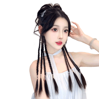 New chinese style wig clip double twist boxing braid hair accessories