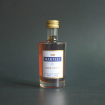 Wine version Martell Blue Rain 50ml French BLUE SWIFT glass bottle mini ornament decoration collection