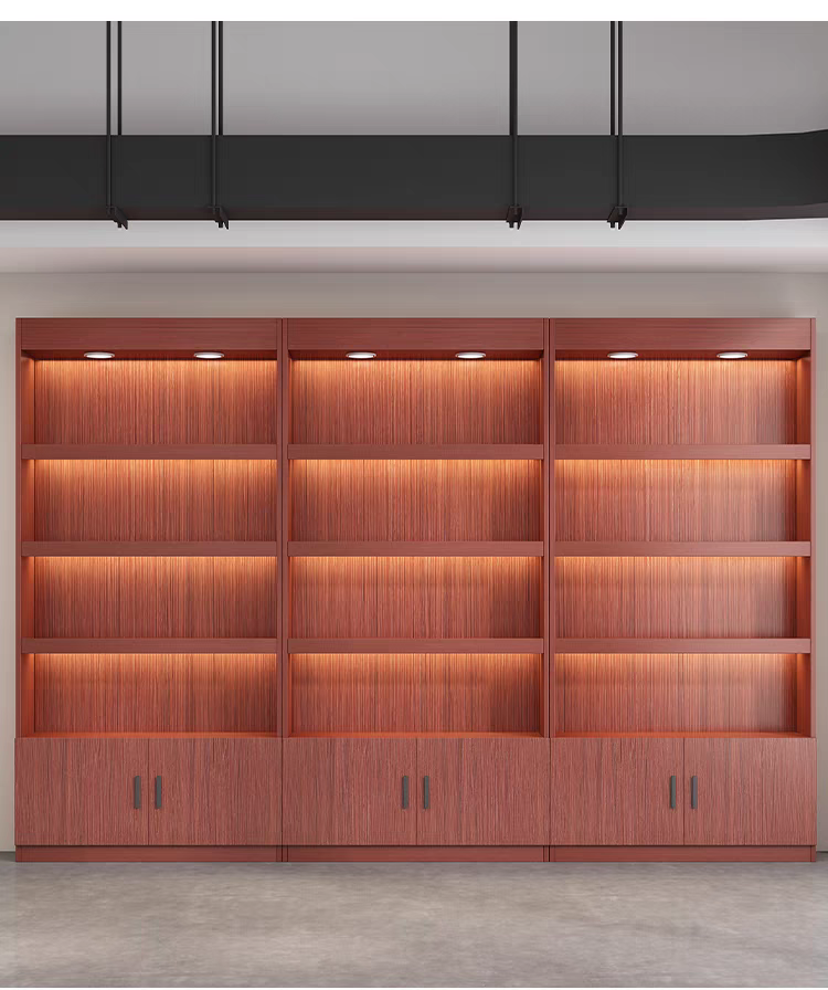 Wine Cabinet Against the Wall, Commercial Combination, Supermarket, Living Room, Simple Shelves, Multi-Layer Storage Rack, Display Cabinet, Red Wine Cabinet, Liquor Cabinet